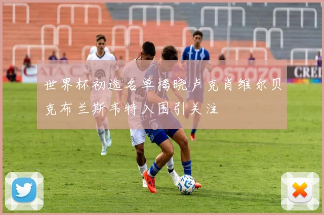 世界杯初选名单揭晓卢克肖维尔贝克布兰斯韦特入围引关注